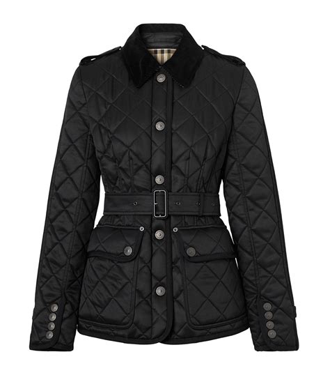 burberry jacket striped|burberry diamond quilted jacket women's.